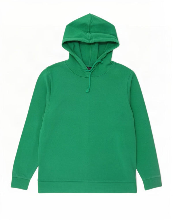 Damski sweter z kapturem Marks & Spencer UK 14, duży, zielony, bawełniany