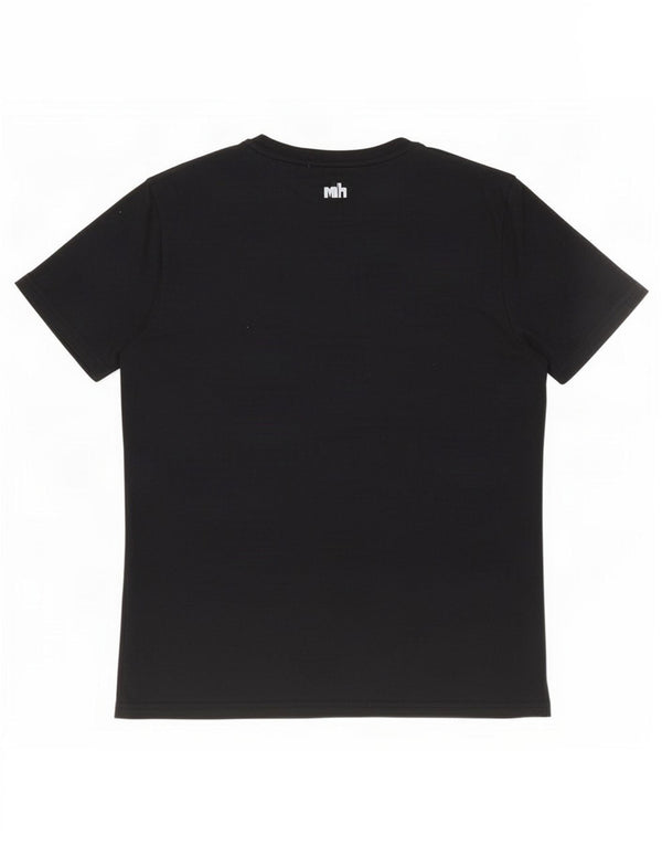 Damski T-shirt z grafiką Superdry Top UK 14, duży, czarny poliester