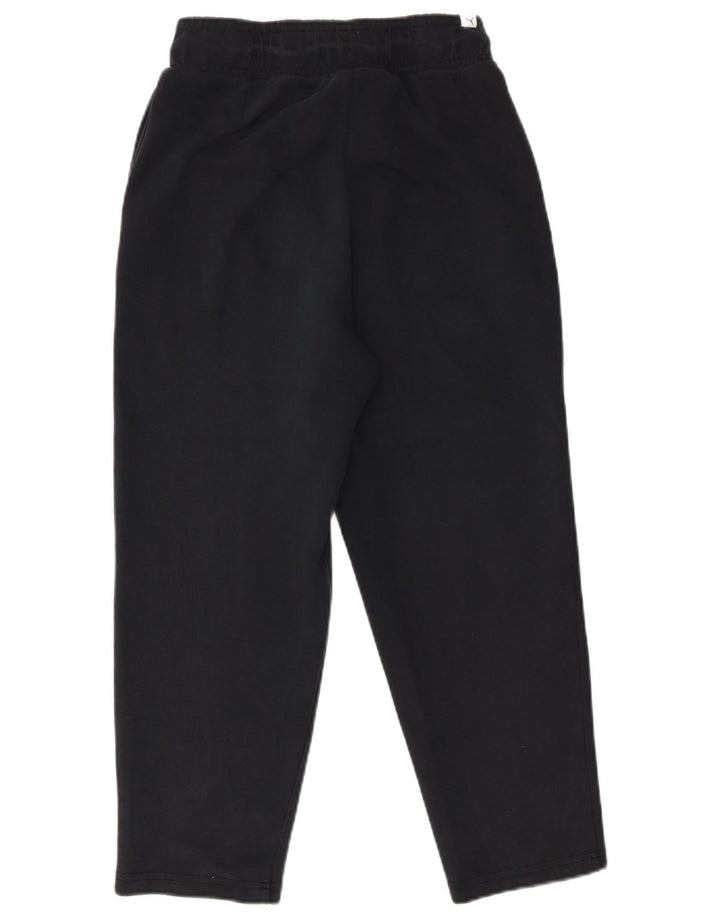 Damskie spodnie dresowe Puma Capri UK 8, małe, czarne, poliestrowe