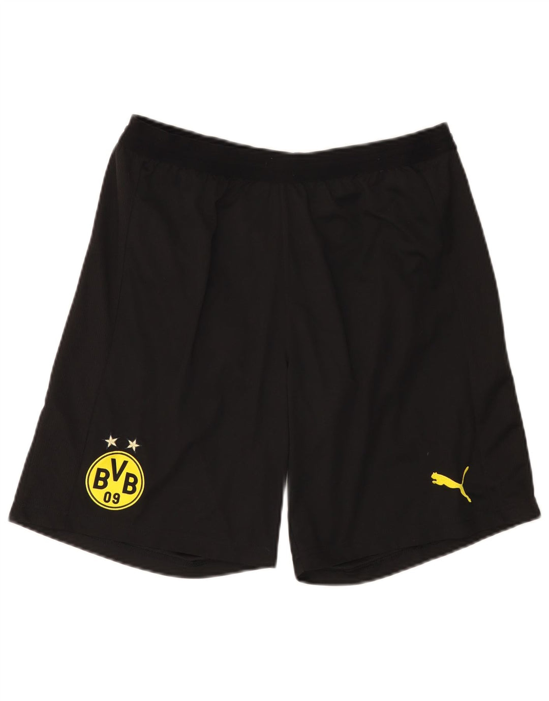 Męskie spodenki sportowe Puma BVB Dortmund, duże, czarne, z poliestru