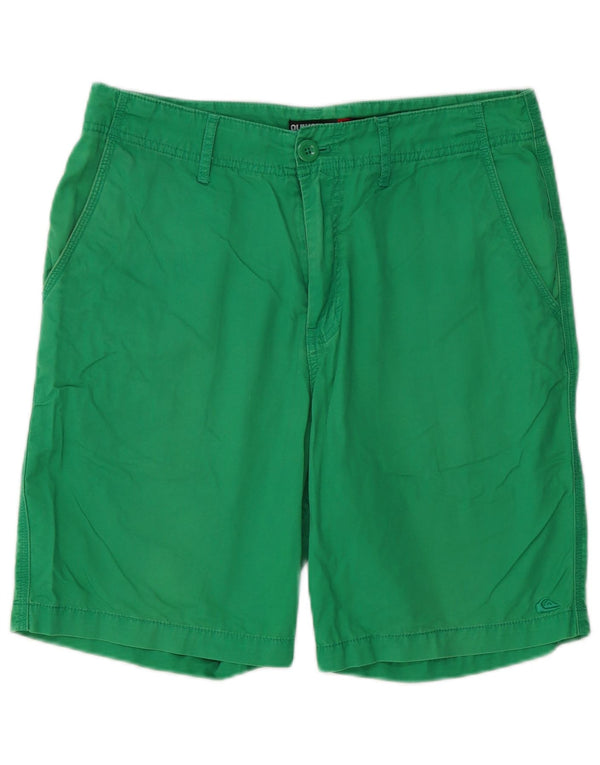 Męskie spodenki Chino Quiksilver W32 Średniozielona bawełna