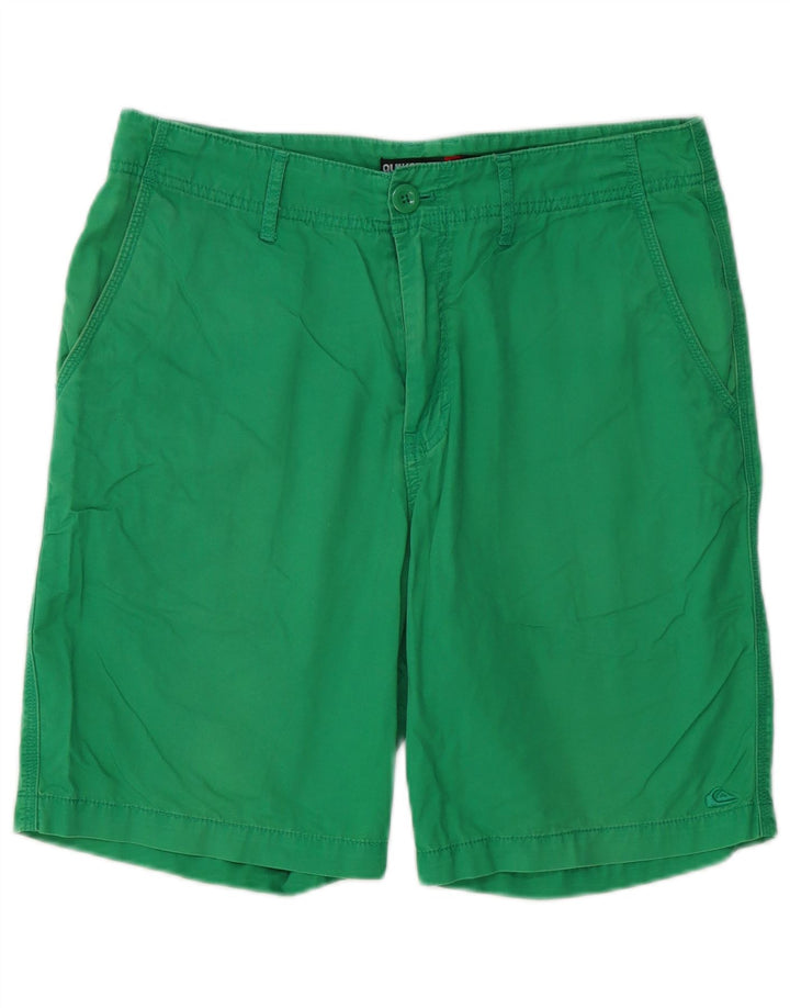 Męskie spodenki Chino Quiksilver W32 Średniozielona bawełna