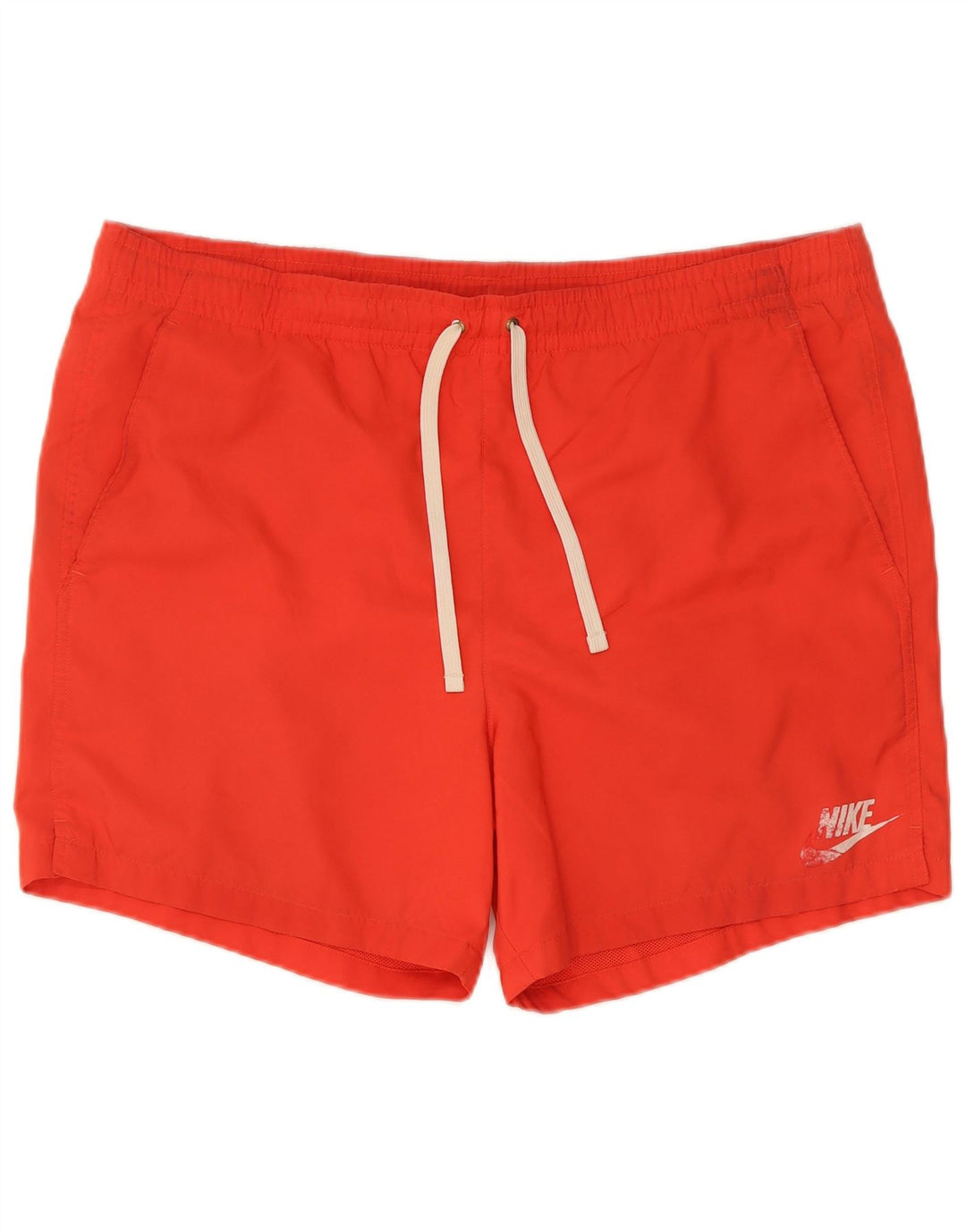 Męskie spodenki kąpielowe Nike, duże, czerwone, poliestrowe
