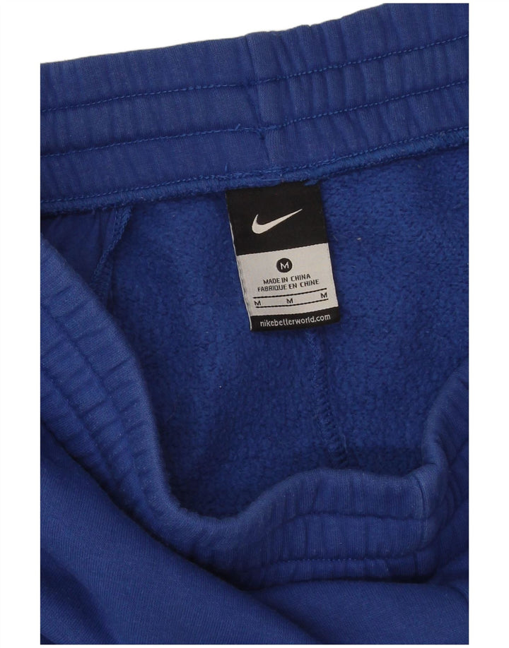 Męskie spodnie dresowe Nike, joggery, średnioniebieskie, bawełniane