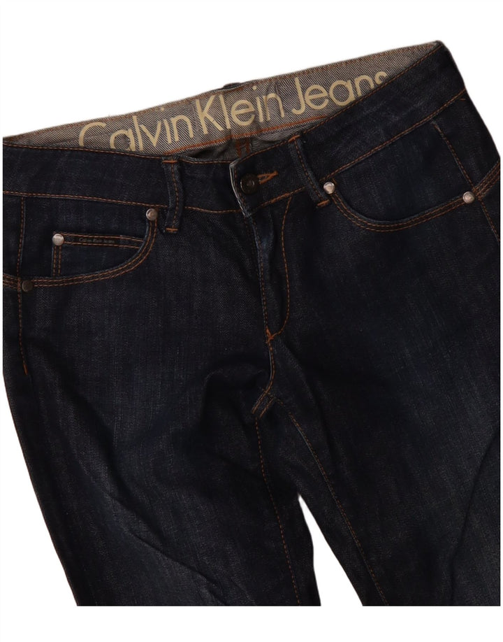 Damskie jeansy Calvin Klein Slim W30 L33 Granatowe