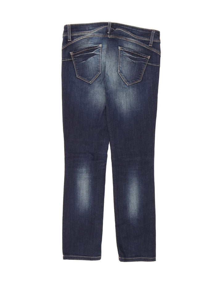 BENETTON Womens Slim Jeans W30 L28 Navy Blue Vintage Benetton and Second-Hand Benetton from Messina Hembry 