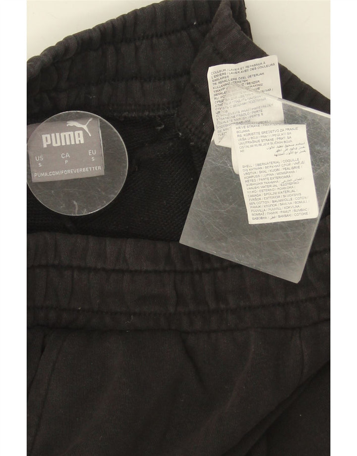PUMA Womens Tracksuit Trousers UK 8 Small Black Cotton Vintage Puma and Second-Hand Puma from Messina Hembry 
