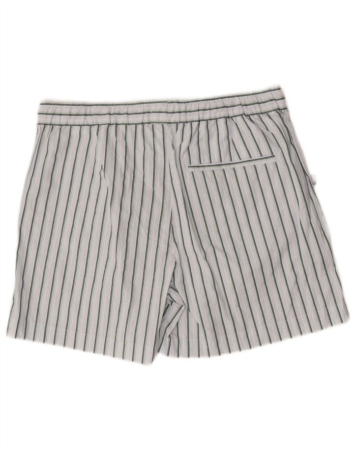 Męskie spodenki chino Zara, duże, bawełniane W32, w niebieskie paski