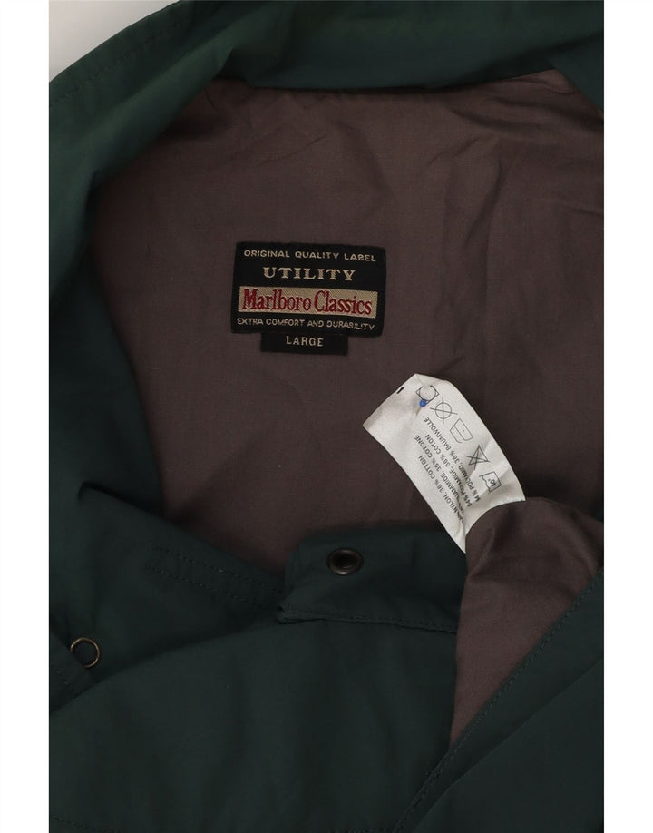 Męska kamizelka użytkowa Marlboro Classics UK 40, duża, zielona, poliestrowa
