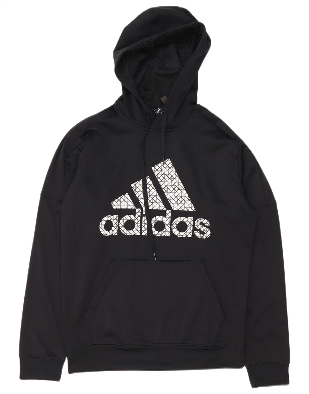 Męski sweter z kapturem ADIDAS Climawarm Graphic, średni czarny poliester