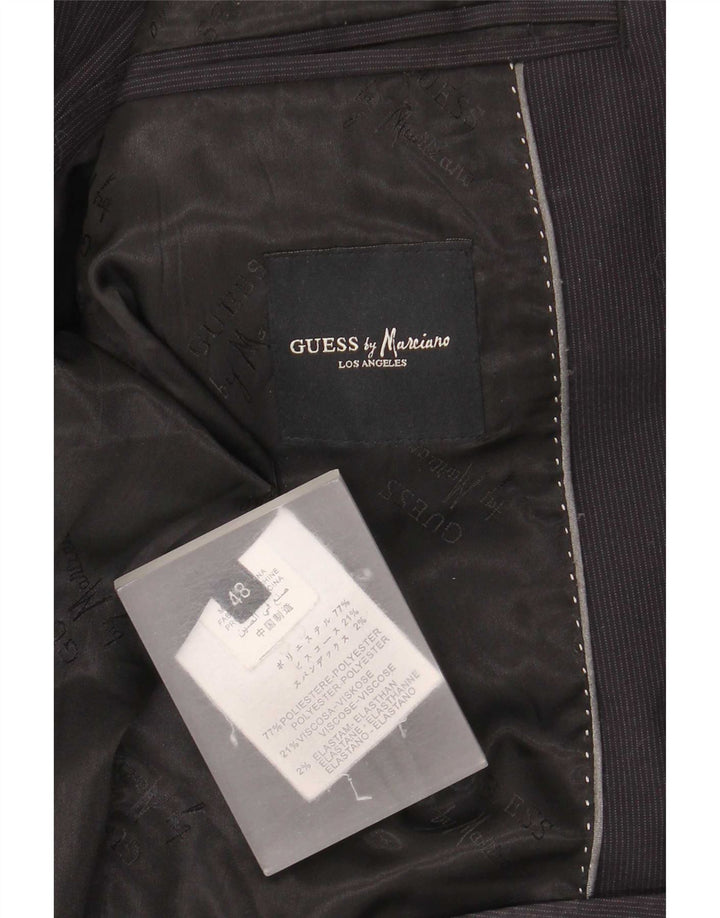 Męska marynarka Guess By Marciano IT 48 w kolorze średniego granatu w prążki