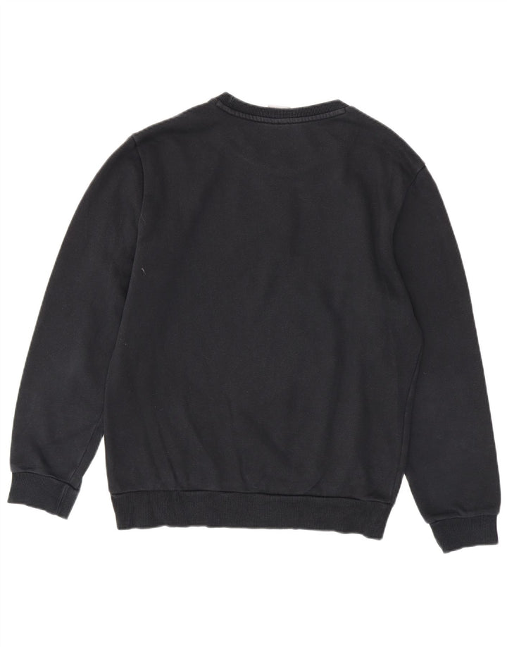 Męski sweter z grafiką PUMA, mały, czarny, bawełniany