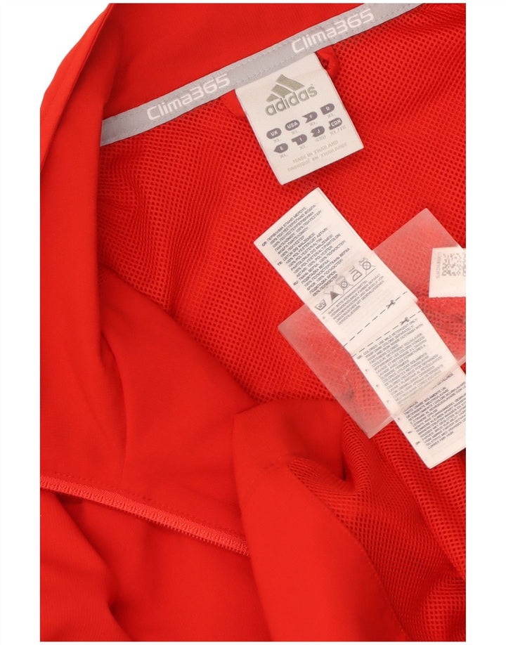 Adidas Męska bluza dresowa Clima 365 XL z poliestru w kolorze czerwonym