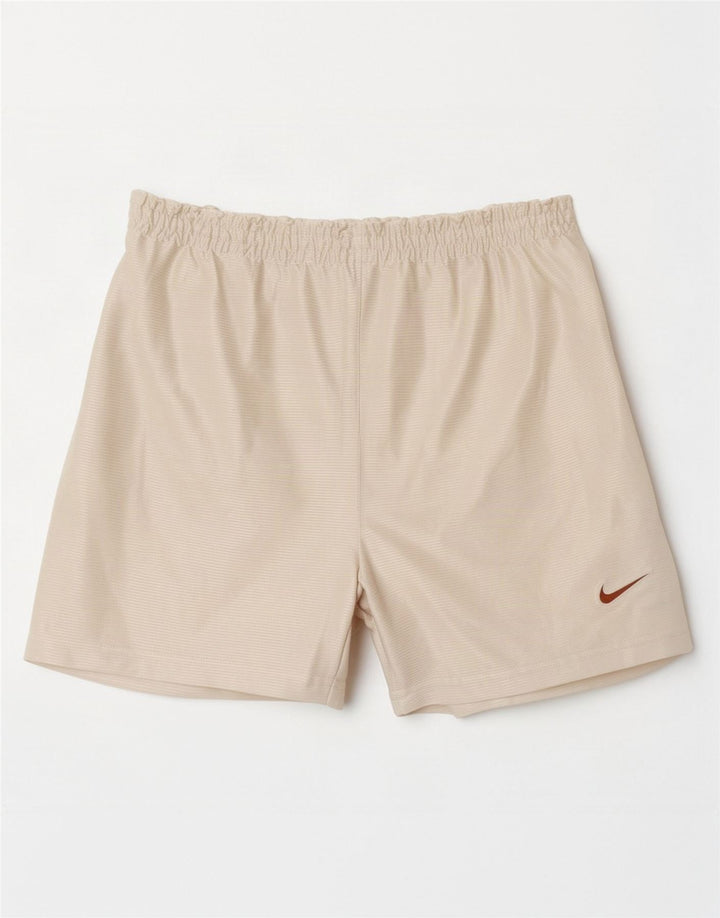 Męskie spodenki sportowe Nike UK 42/44, duże, białe, poliestrowe