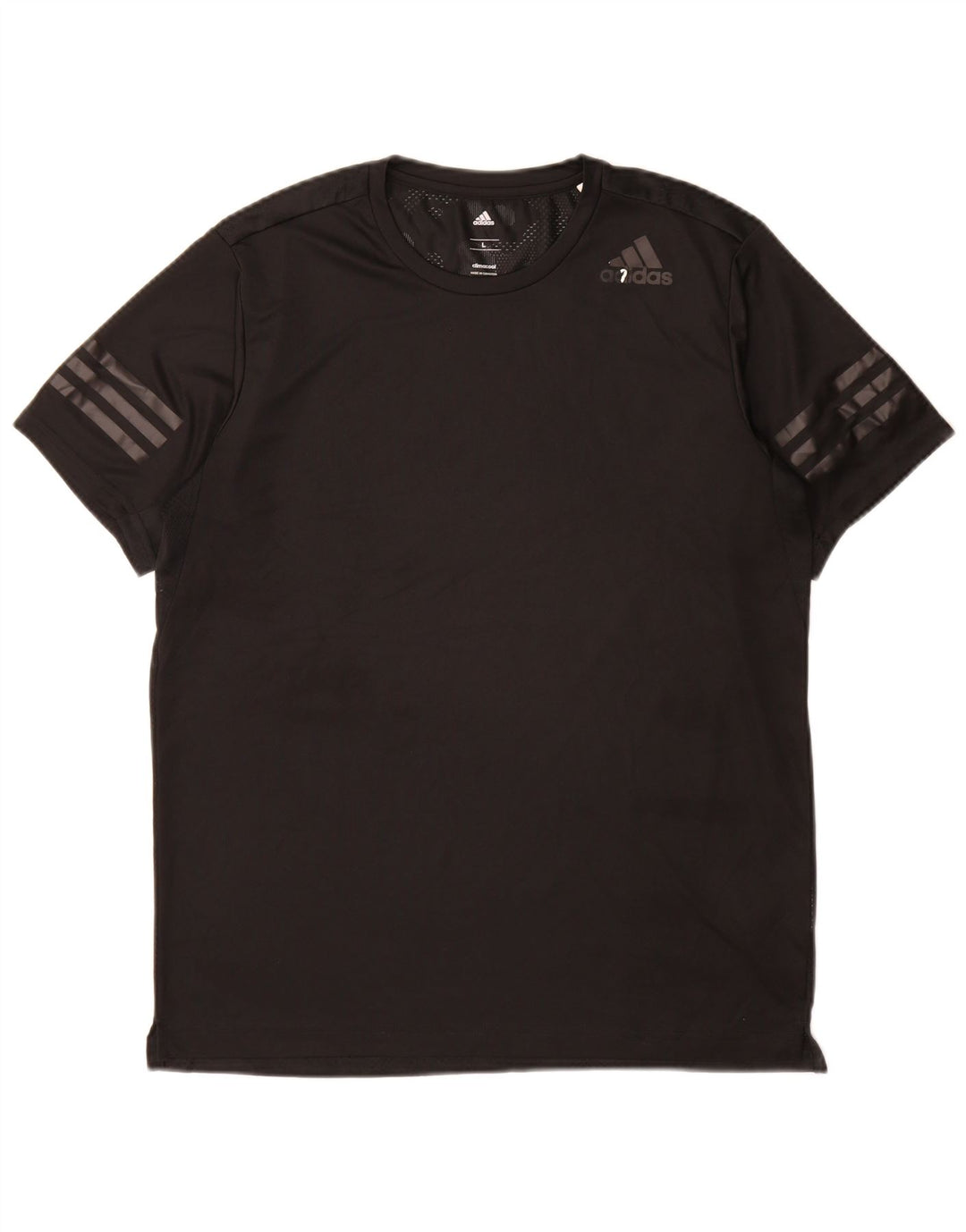 Adidas Męski T-shirt Climacool Top Duży Czarny Poliester