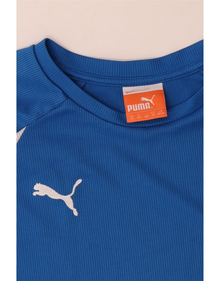 T-shirt chłopięcy Puma Italia Top 11-12 lat, niebieski