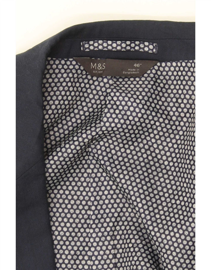 Marks & Spencer Męska marynarka zapinana na 2 guziki, UK 46 XL, granatowa