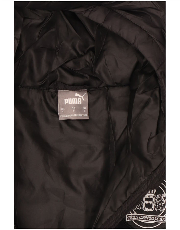 Męska wyściełana kurtka z kapturem Puma UK 36 Small Black Nylon