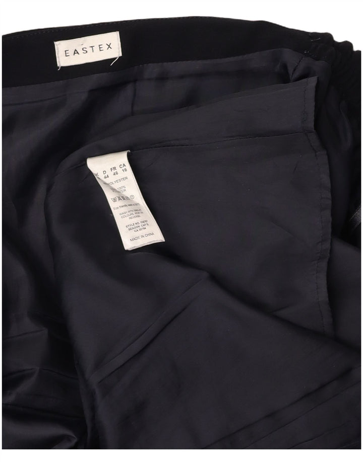 Damska spódnica trąbkowa EASTEX UK 18 XL W36 Granatowy poliester