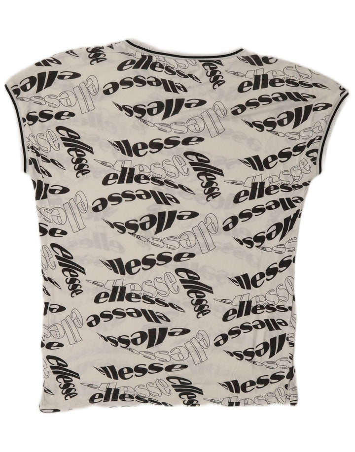 Męski T-shirt z grafiką ELLESSE, mały, biały