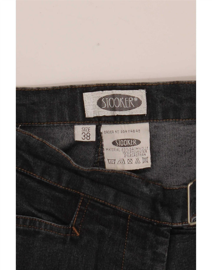 Stooker Damskie jeansy rozkloszowane EU 38 Medium W28 L32 Granatowa bawełna