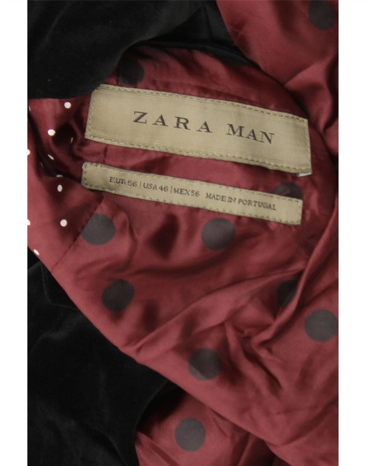 Zara Męska marynarka zapinana na 2 guziki EU 56 XL Czarna