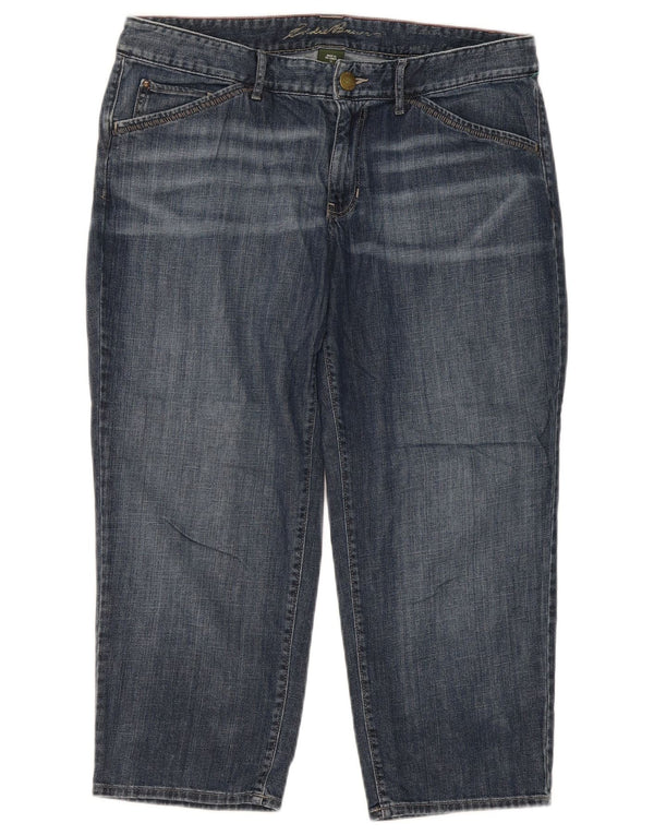 Jeansy damskie Eddie Bauer US 12 Large W34 L24 Granatowa bawełna