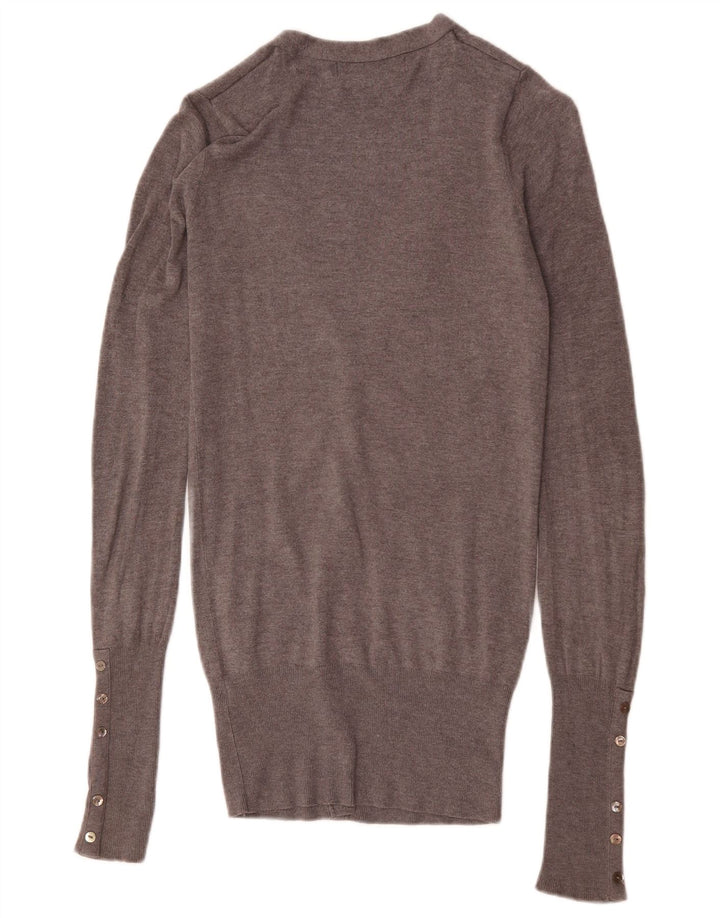 Sweter damski Zara Cardigan UK 12 Średni szary Rayon