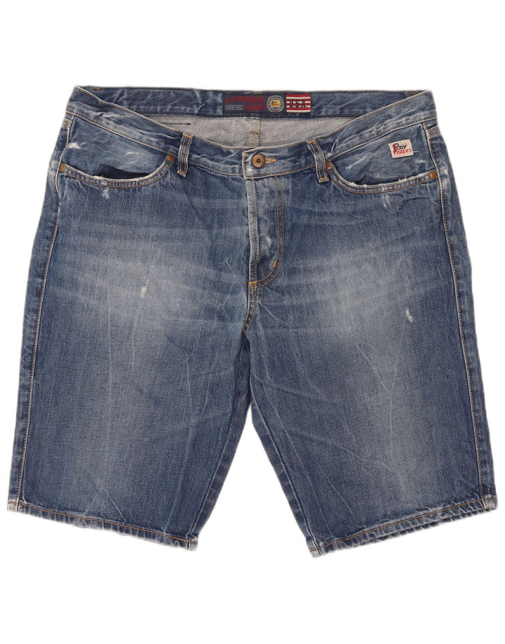 Męskie spodenki jeansowe Roy Rogers Thanaz Distressed IT 50 Large W36 Blue
