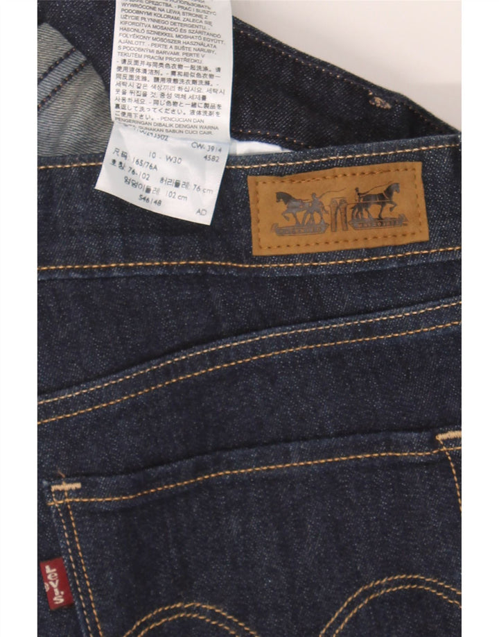 LEVI'S Womens Denim Shorts US 10 Large W30  Navy Blue Cotton Vintage Levi's and Second-Hand Levi's from Messina Hembry 
