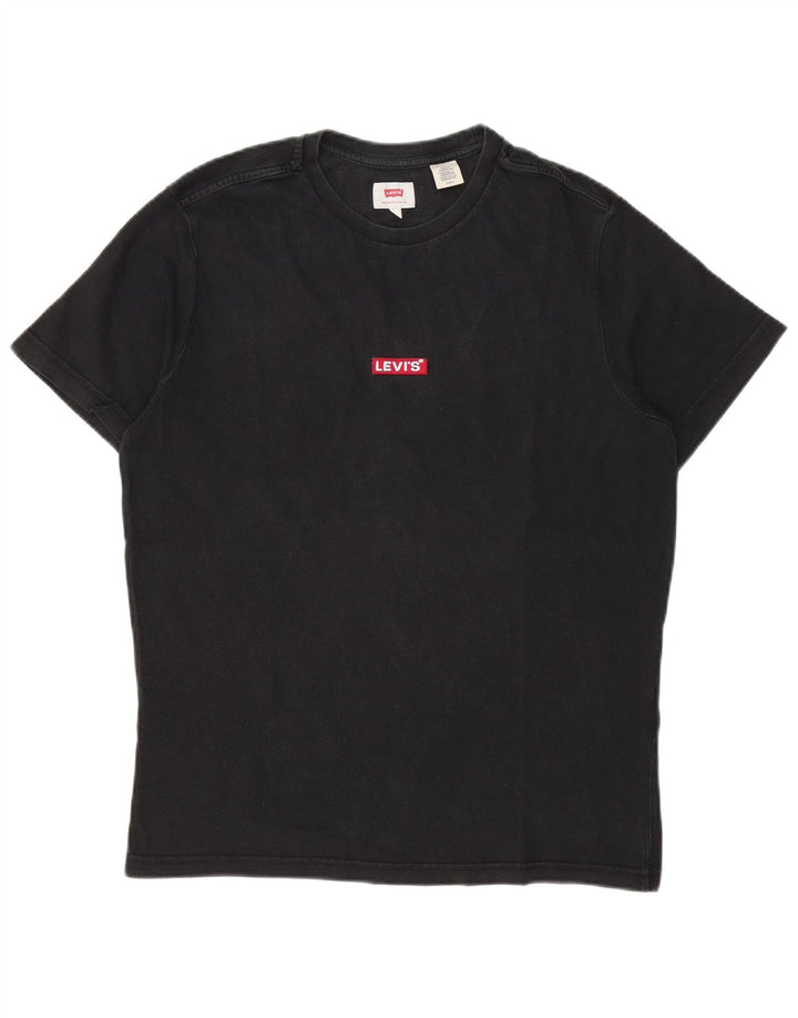 Męska koszulka Levi's Top, mała, czarna, bawełniana