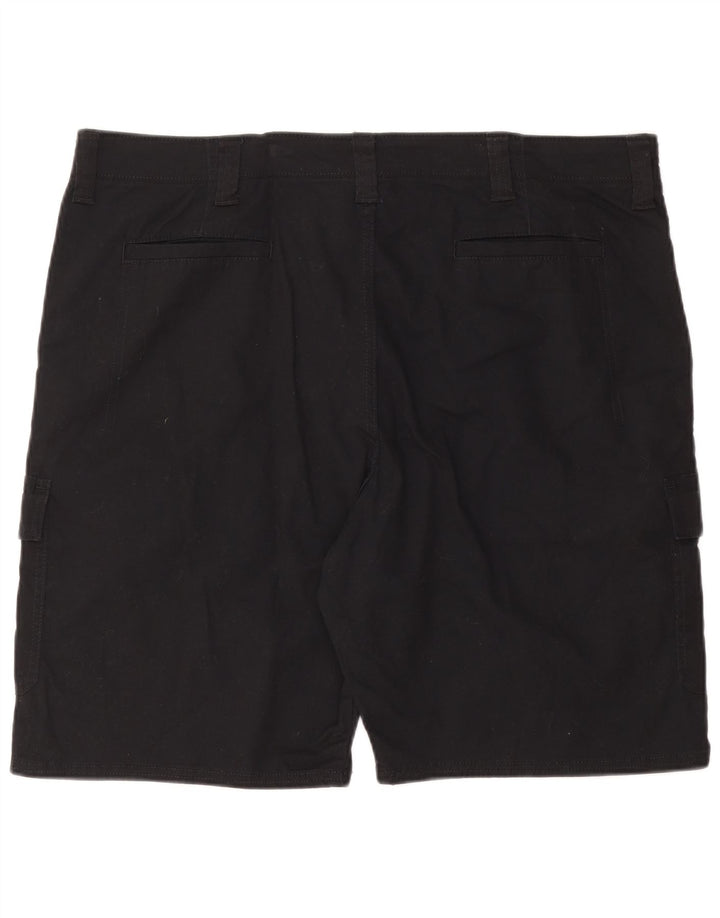 WRANGLER Mens Cargo Shorts W42 2XL Black Cotton