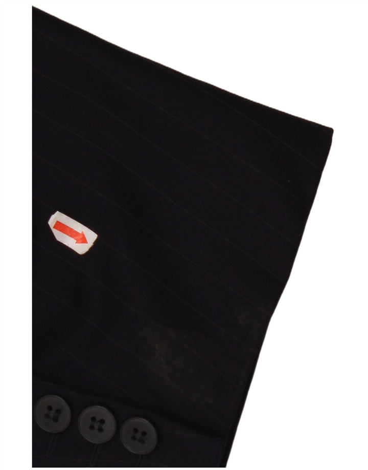 Męska marynarka dwurzędowa JAEGER EU 58 4XL granatowa w paski