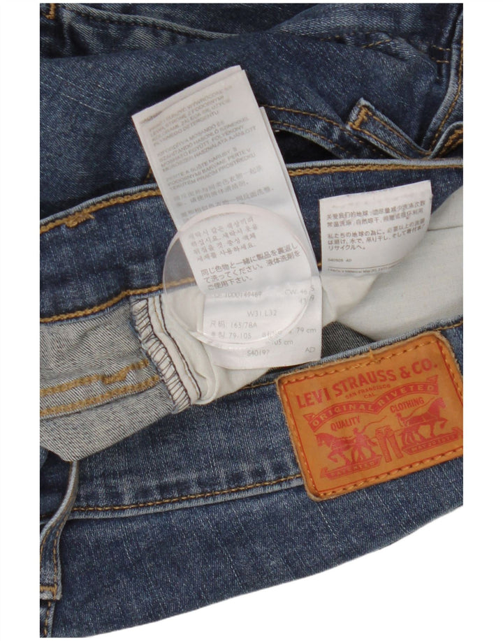 Damskie jeansy LEVI'S Mile High Super Skinny W31 L32 Niebieskie bawełniane