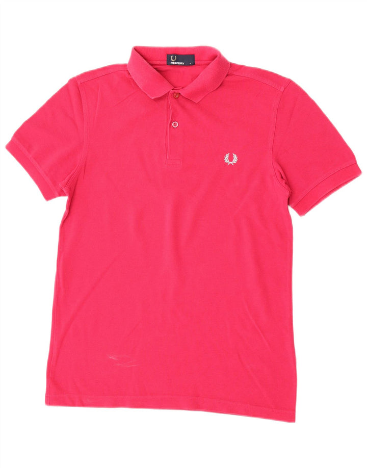 Damska koszulka polo Fred Perry UK 10, mała, różowa