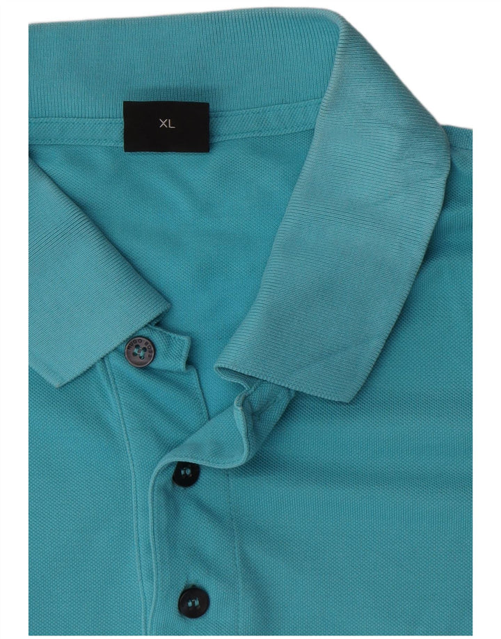 Męska koszulka polo Hugo Boss XL, niebieska, bawełniana