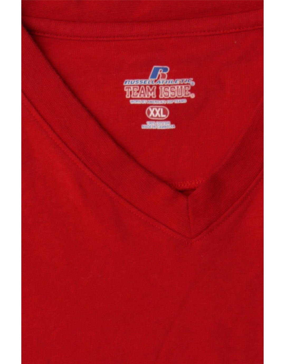 RUSSELL ATHLETIC Mens Vest Top 2XL Red Cotton Vintage Russell Athletic and Second-Hand Russell Athletic from Messina Hembry 