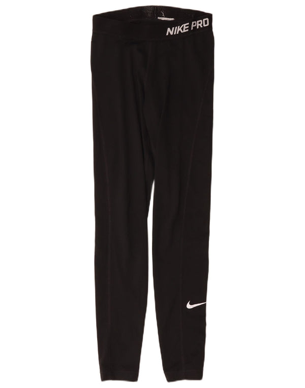 Damskie legginsy Nike Dri Fit Graphic UK 4 XS w kolorze czarnym