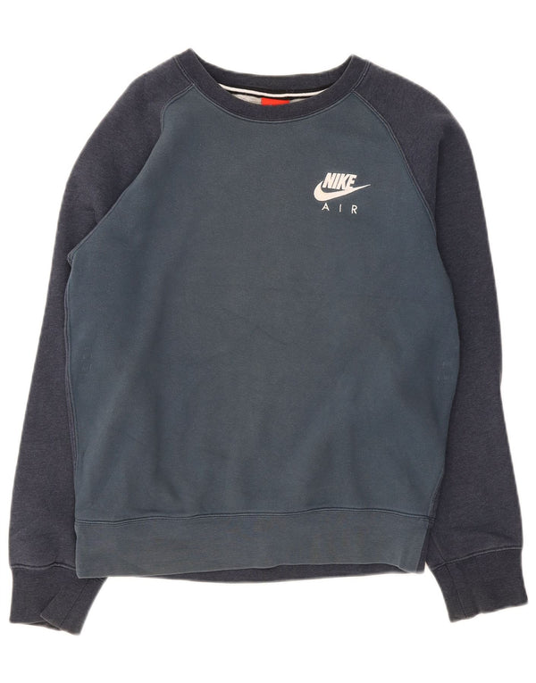 Męska bluza dresowa Nike, mała, bawełniana, w kolorze granatowym