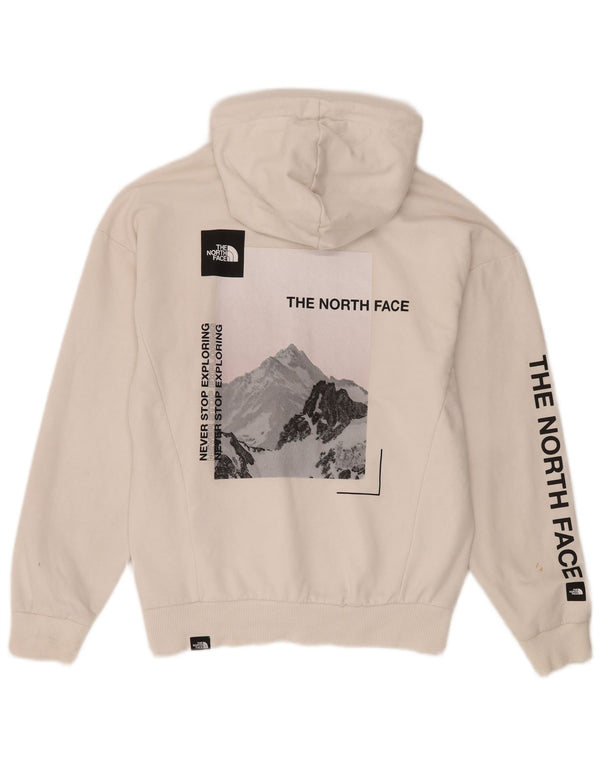 Damski sweter z kapturem The North Face Graphic UK 14, średni, biały, bawełniany