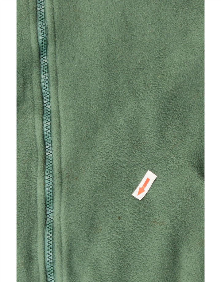 Męska kurtka polarowa Kappa UK 40, duża, zielona, poliestrowa