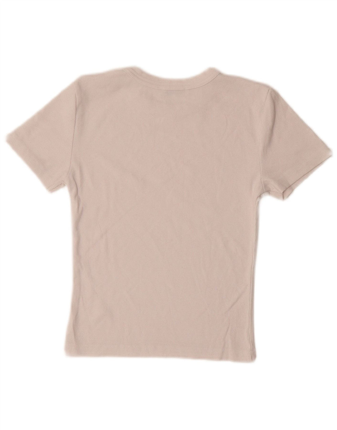 Damski T-shirt Zara Crop Top UK 12 Średni Biały