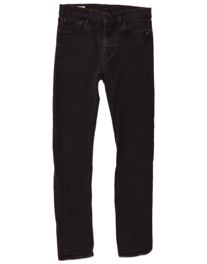 Męskie jeansy slim fit Levi's W30 L29 Czarna bawełna