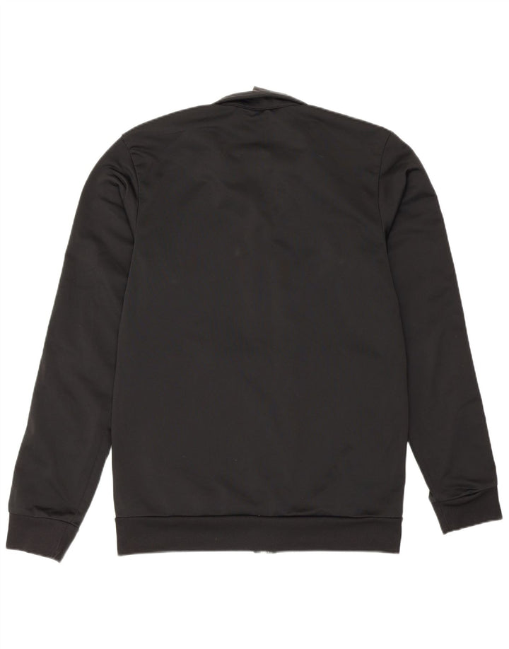 Adidas Męska bluza dresowa, mała, czarna, poliestrowa