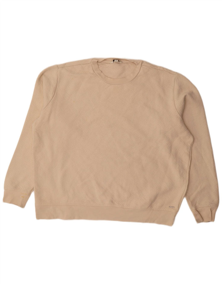 Marks & Spencer Damska bluza z autografem, UK 22 3XL, beżowa