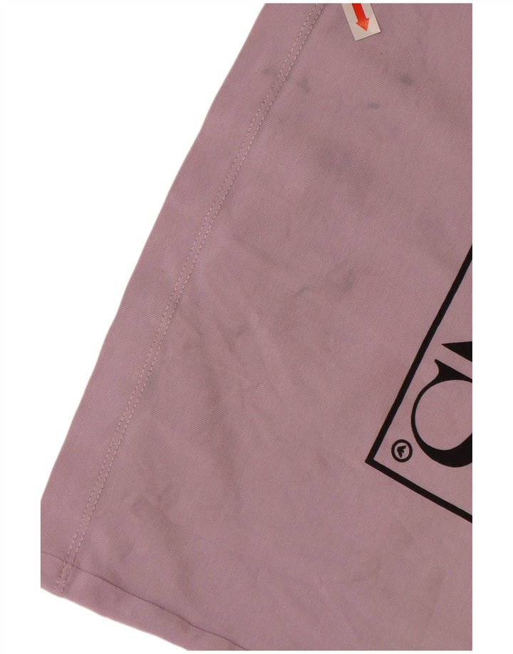 ARMANI JEANS Damska koszulka z grafiką Top EU 36, mała fioletowa