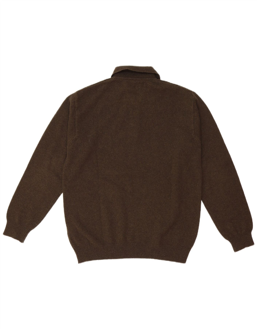 MARLBORO CLASSICS Męski sweter polo XL, wełniany khaki