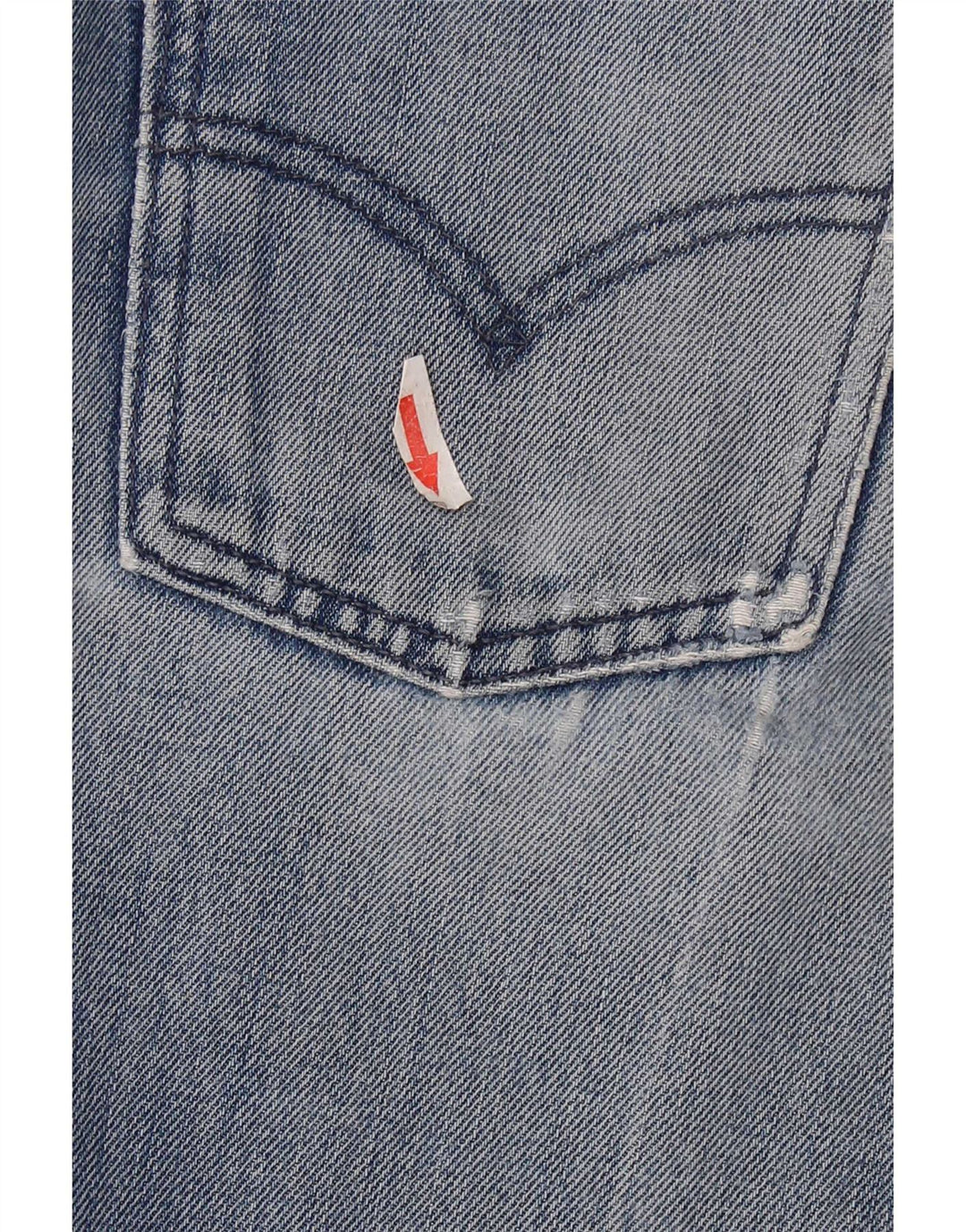 Damskie dżinsy Levi's w trudnej sytuacji, proste W28 L32, niebieska bawełna