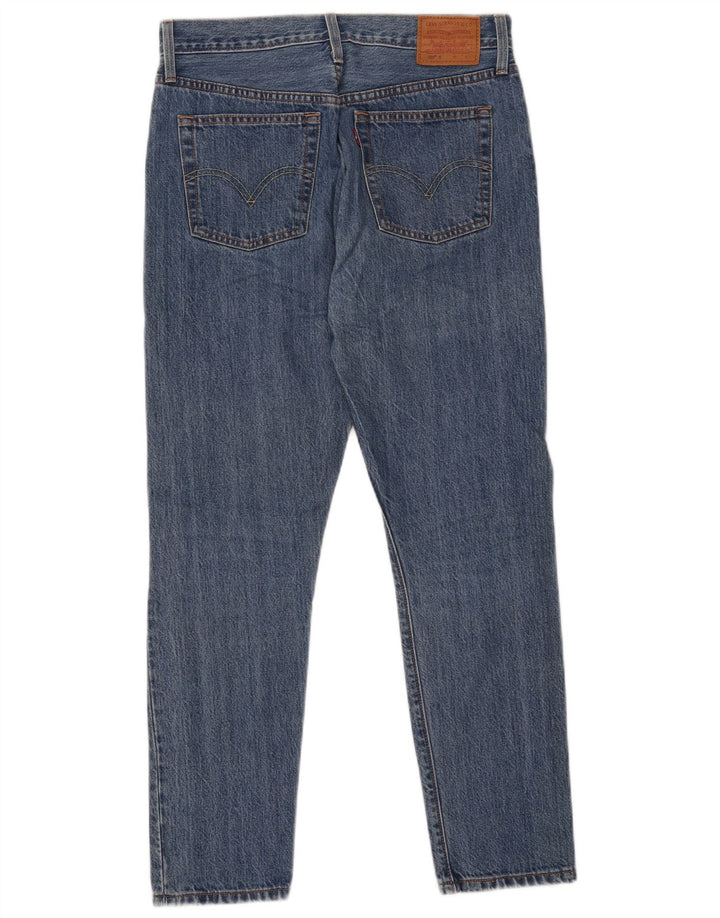Męskie dżinsy Levi's 501 Straight W28 L28 Niebieskie bawełniane