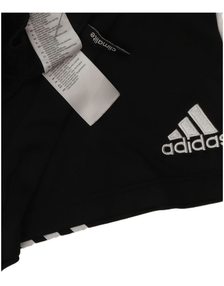 Męskie spodenki sportowe Adidas Climalite, średni czarny poliester
